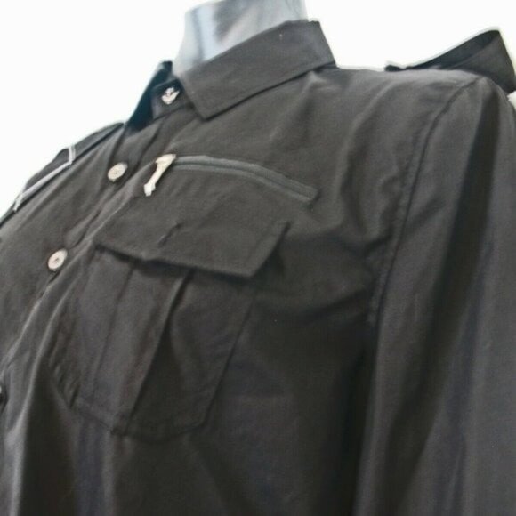 jeansian Men's Slim Fit Long Sleeves Casual Button - Picture 5 of 12